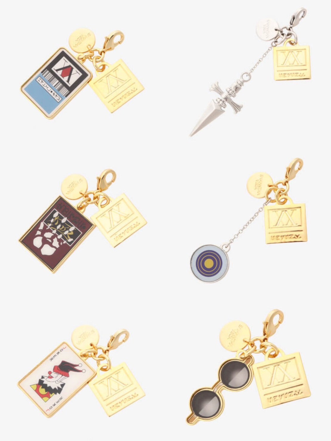 PRE-ORDER : HUNTER×HUNTER meets SAMANTHAVEGA Zipper Charm (6 types in total)