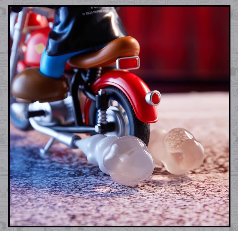 Snoopy & Motorcycle by Miniso