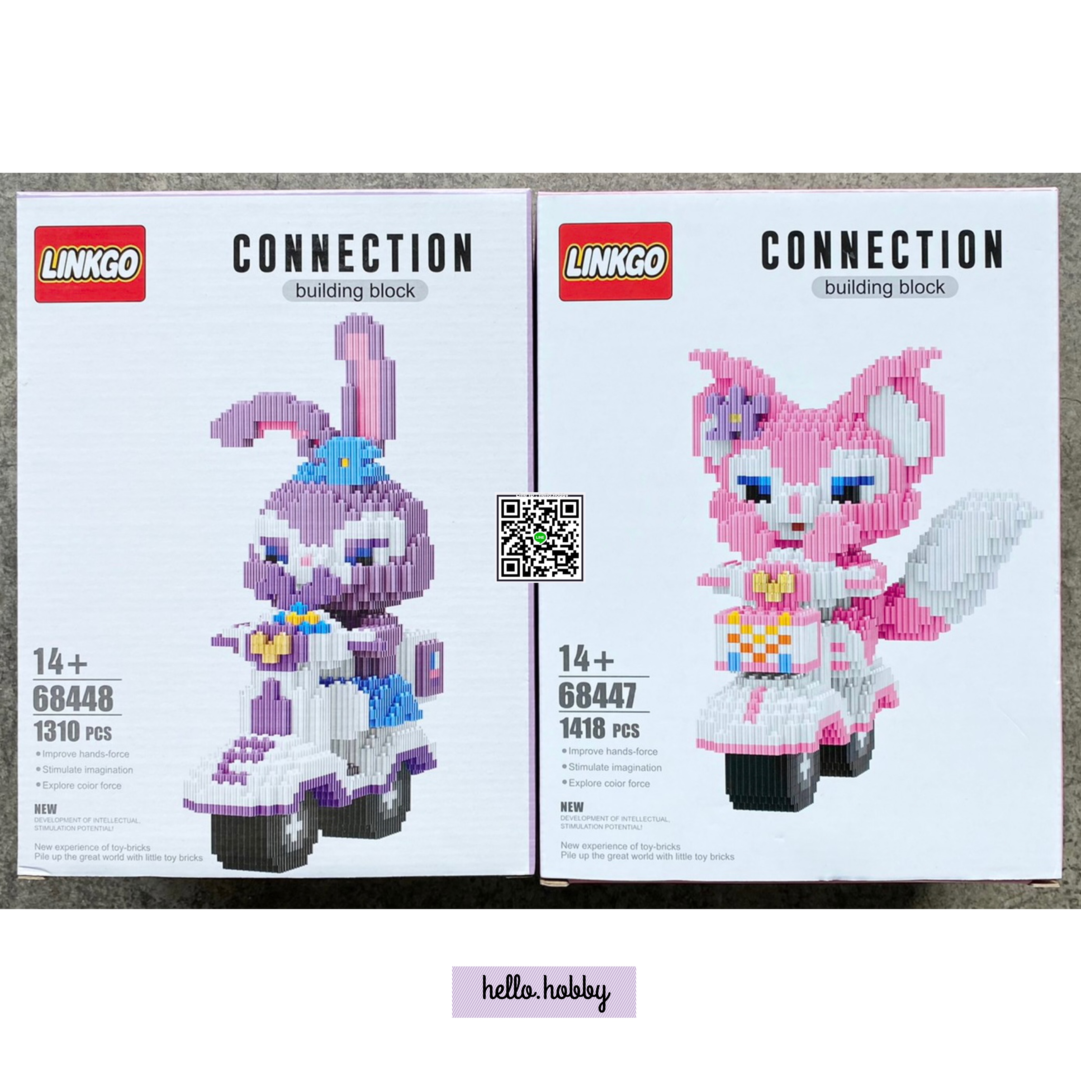 เลโก้นาโนแบบเฟือง Size XXL - Linkgo 68447-68448 - Disney - Duffy and Friends