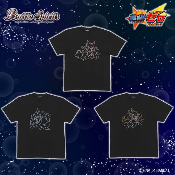 PRE-ORDER : The Strongest Galaxy Ultimate Zero ~Battle Spirits~ Neon Pattern T-shirt