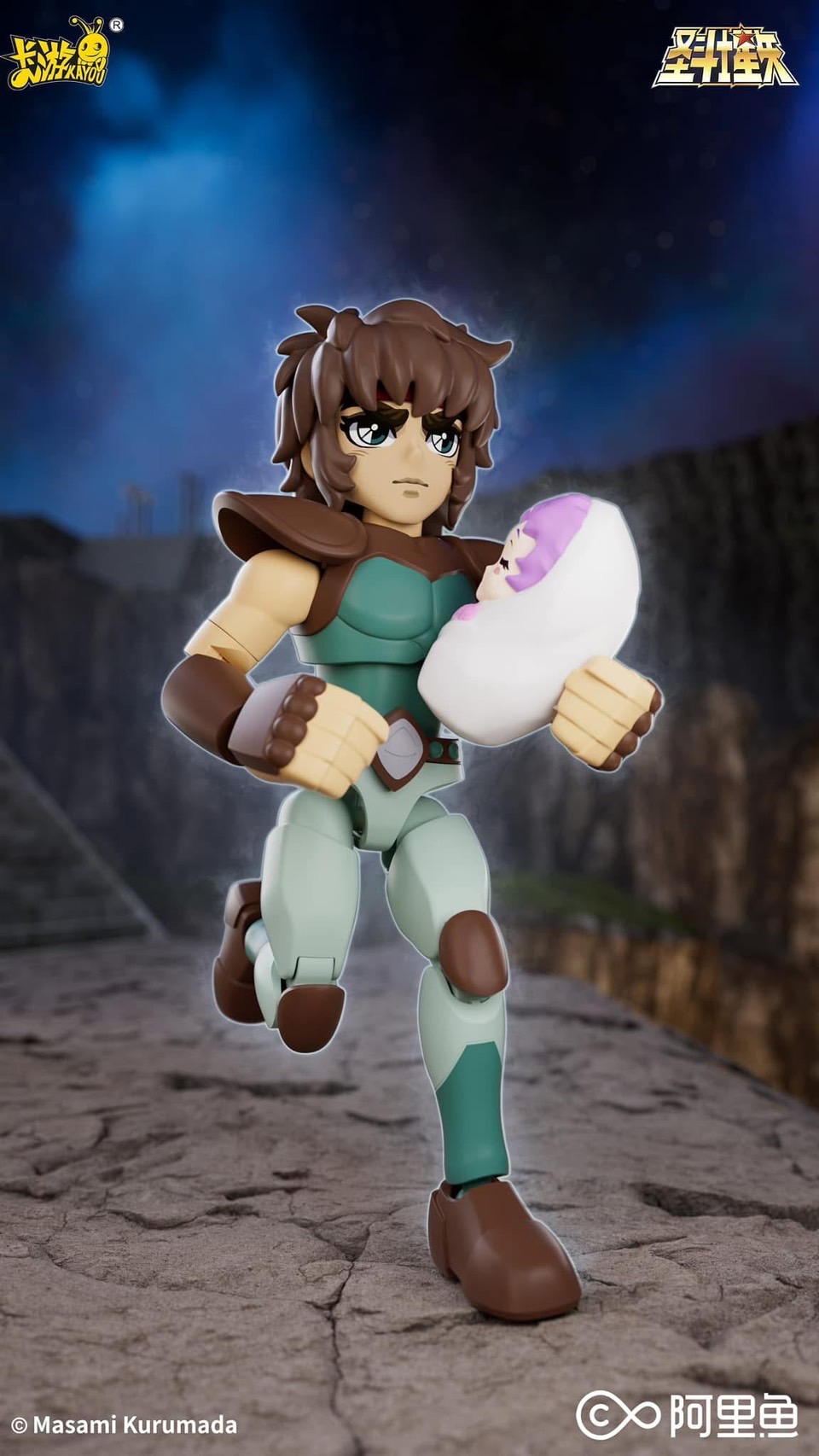 Pre-order : Saint Seiya Legend of Sanctuary Vol.1 Series Plastic Model Kit Blind Box (Set of 6) by Kayou