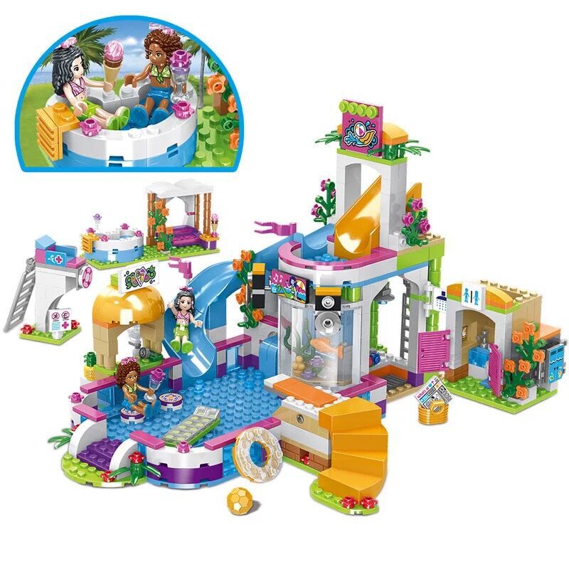SX 3010 Friends HEARTLAKE SUMMER POOL 768pcs