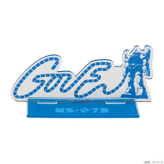 PRE-ORDER : Mobile Suit Gundam Gouf Day Item Acrylic Stand Heat Rod Pattern