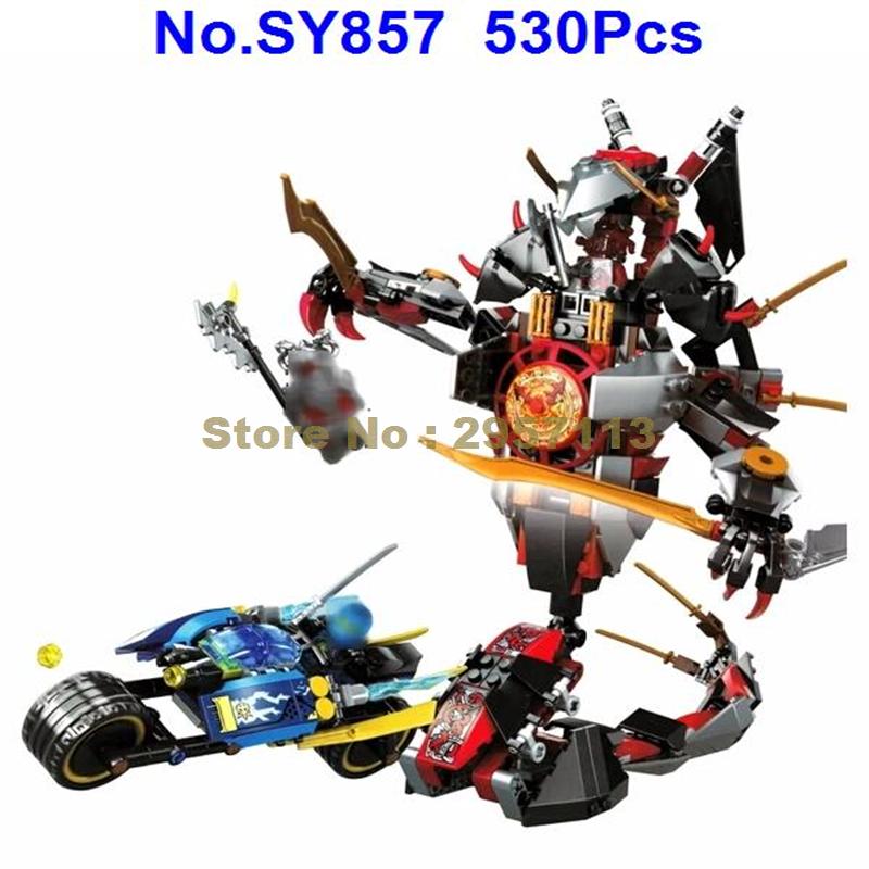 SY 857 Ninjago Dawn of Iron Doom 530pcs