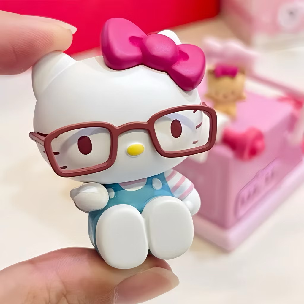 น้ำหอมติดรถ Sanrio - Hello Kitty 50th Anniversary Car Aromatherapy Printer Parking Number Plate by Holy Box