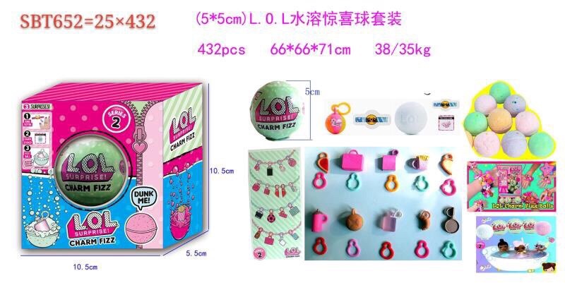 Surprise Egg L.O.L Charm Fizz Bath Bomb