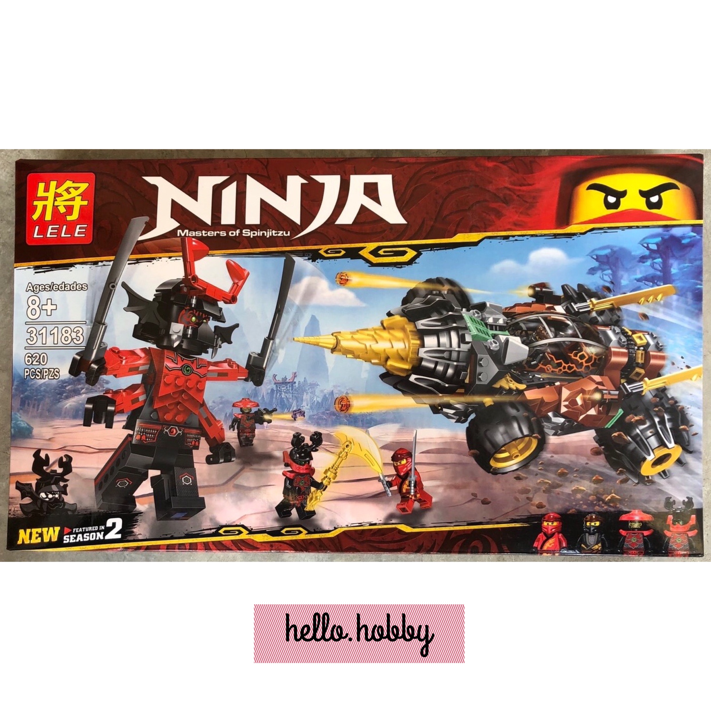 Lele 31183 Ninjago Cole's Earth Driller 620pcs