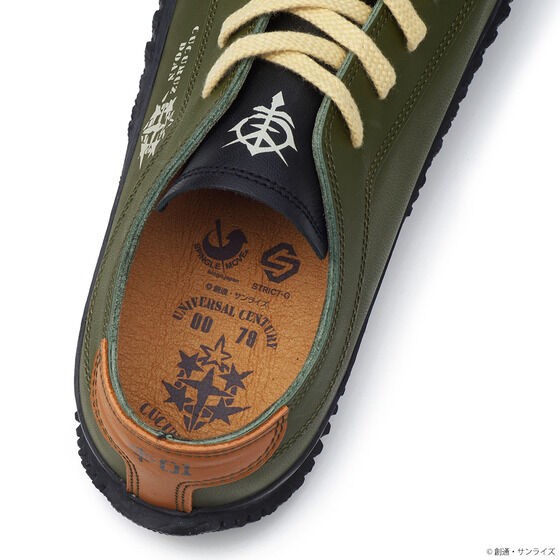 PRE-ORDER : STRICT-G SPINGLE MOVE "Mobile Suit Gundam Cucuruz Doan's Island" Leather Sneakers
