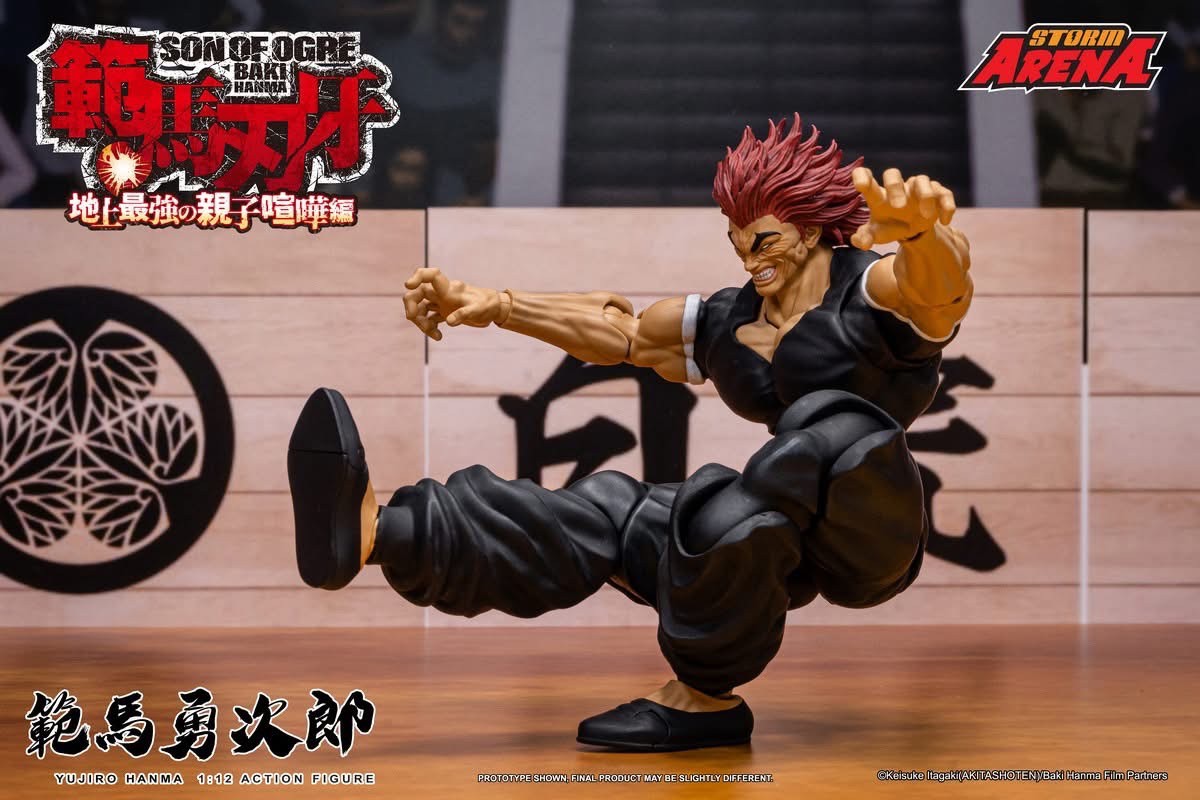 Pre-order : STORM ARENA Baki Hanma: Son of Ogre Yujiro Hanma 1/12 Scale Action Figure by Storm Collectibles