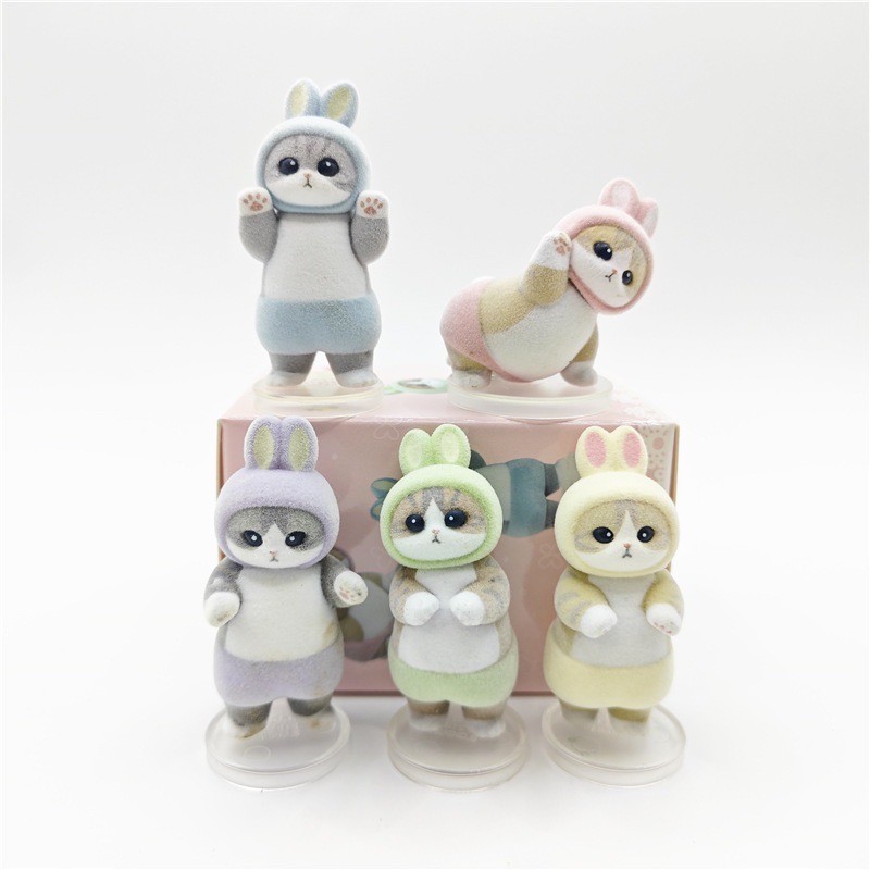 โมเดล Mofusand Narabundasu Rabbit by Pazela (Set of 5)