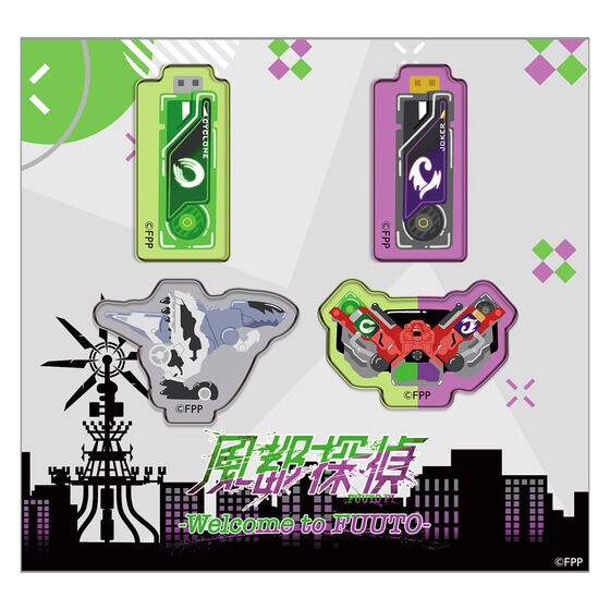 PRE-ORDER : Futo Detectives -Welcome to FUUTO- Motif Acrylic Badge