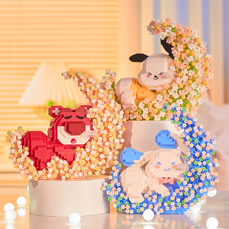 Yapin 6916 / 6937 - Sanrio - Pochacco / Lotso Sleeping on the moon
