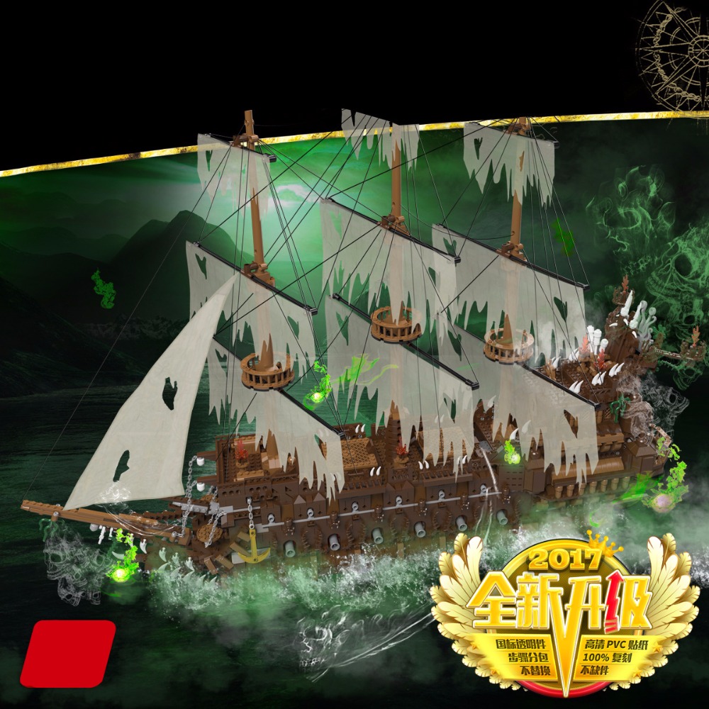 Lepin 16016 Pirates of the Carribean Flying Dutchman 3652pcs