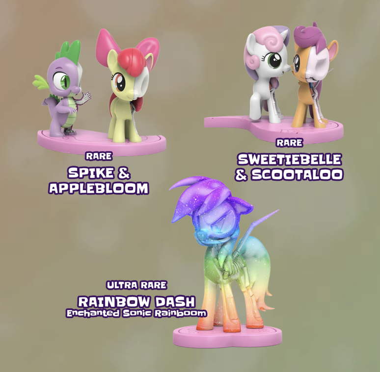 Blind Box - Freeny's Hidden Dissectibles: My Little Pony (Series 2) by Mighty Jaxx (set of 6+3secrets)