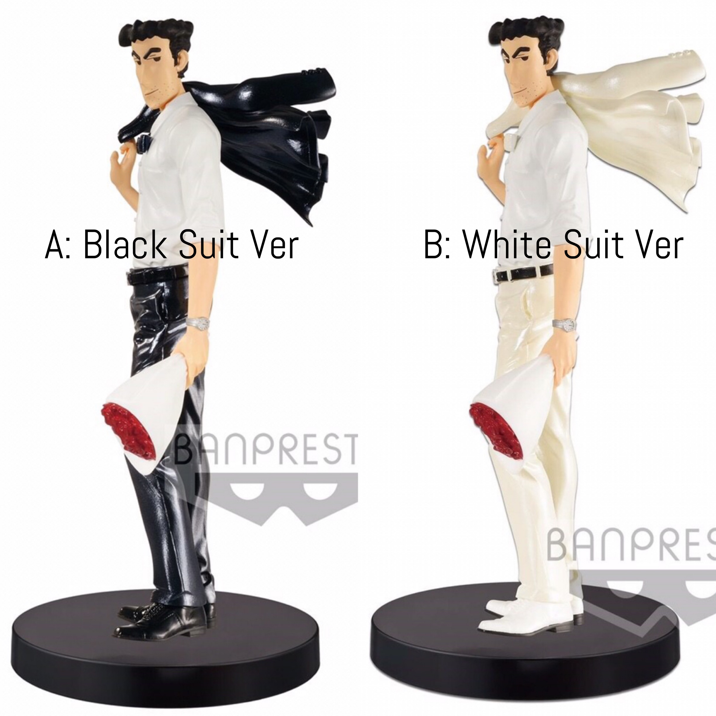 Pre-order : CRAYON SHINCHAN CREATORxCREATOR HIROSHI NOHARA RETURNS (A:BLACK SUIT VER, B:WHITE SUIT VER)