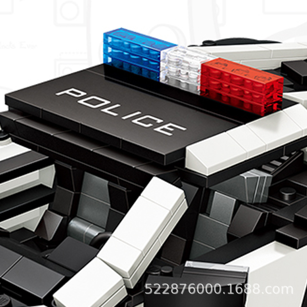 Loz 1113 Police Car 1005pcs