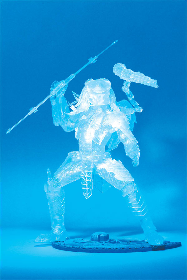 McFarlane - Alien VS. Predator - Stealth Scar Predator (Clear Color)