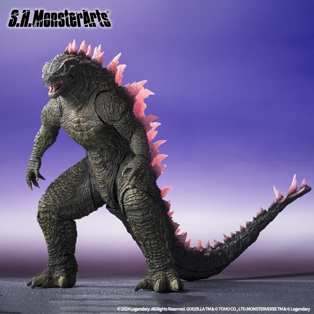 PRE-ORDER : S.H.MonsterArts GODZILLA (2024) EVOLVED Ver. FROM GODZILLA × KONG: THE NEW EMPIRE