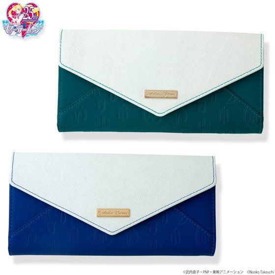 PRE-ORDER : Sailor Moon Uranus Neptune Leather Lettered Wallet
