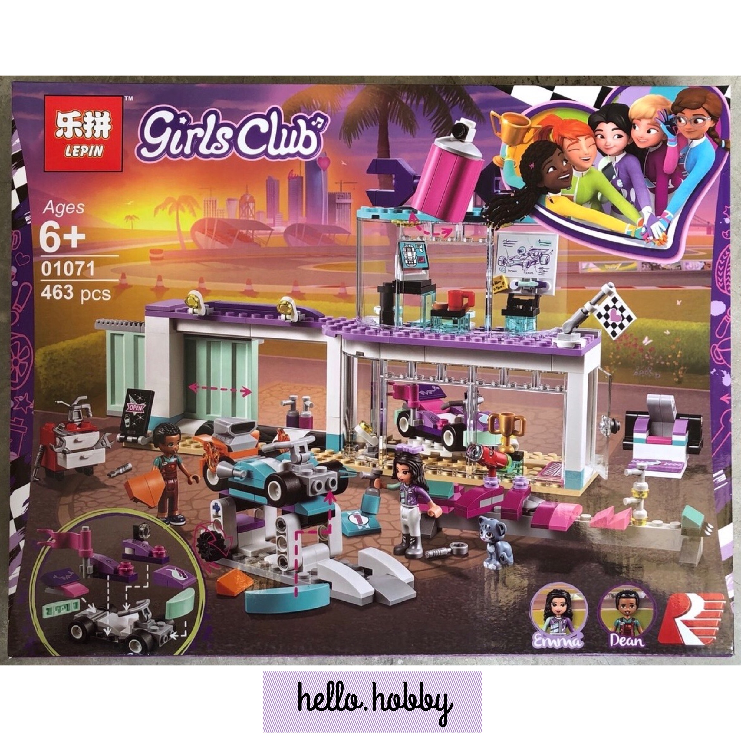 Lepin 01071 Friends Creative Tuning Shop 463pcs