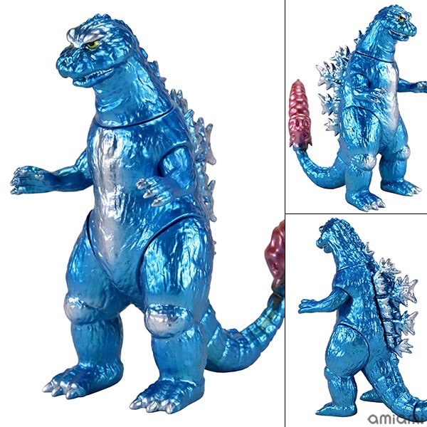 Godzilla - CCP Middle Size Series Vol.11 Godzilla (1964) Blue Metallic Ver. Soft Vinyl by CCP (Lot JP)