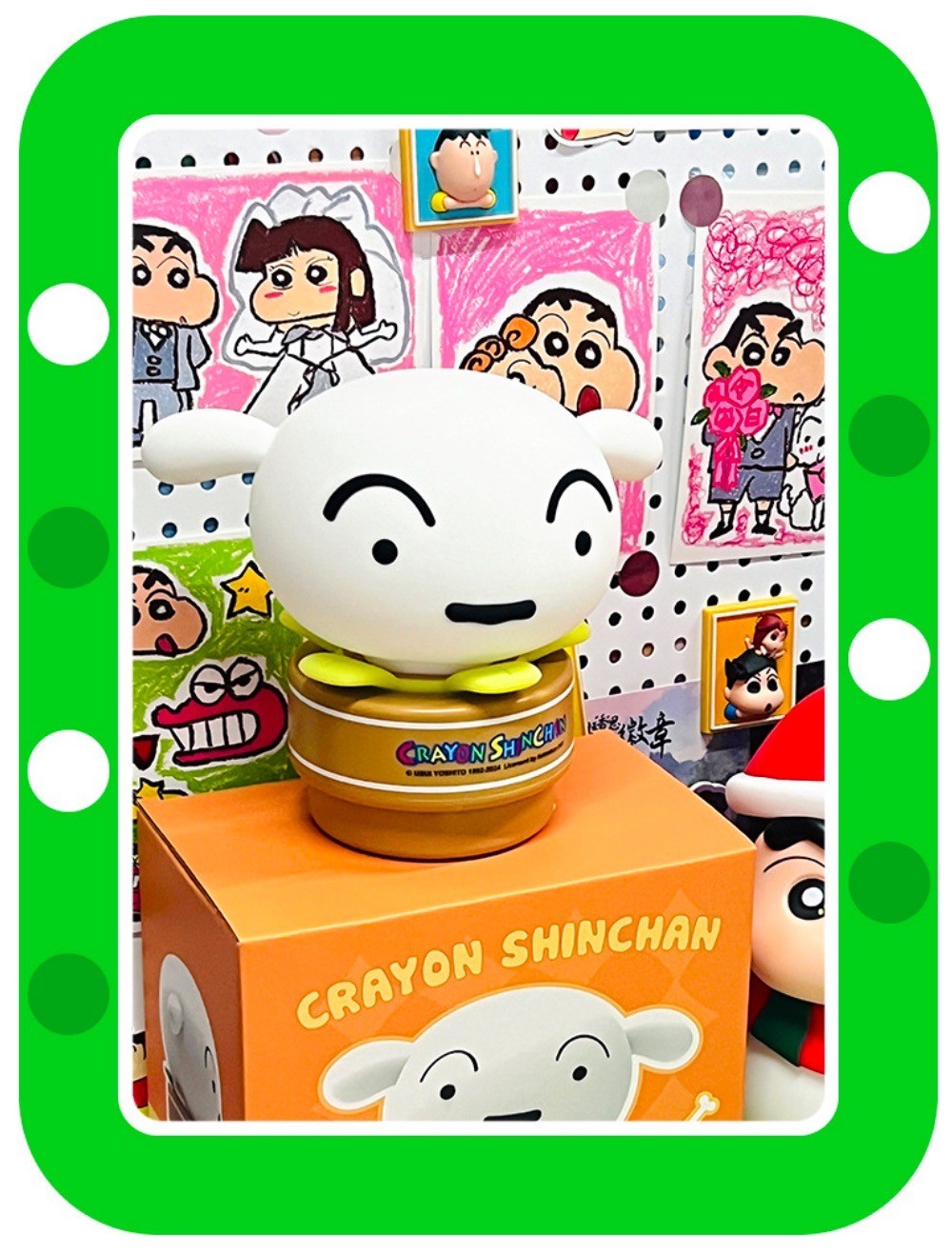 โคมไฟชินจัง - Crayon Shinchan Shiro Potted LED Night Light Lamp by QZoo
