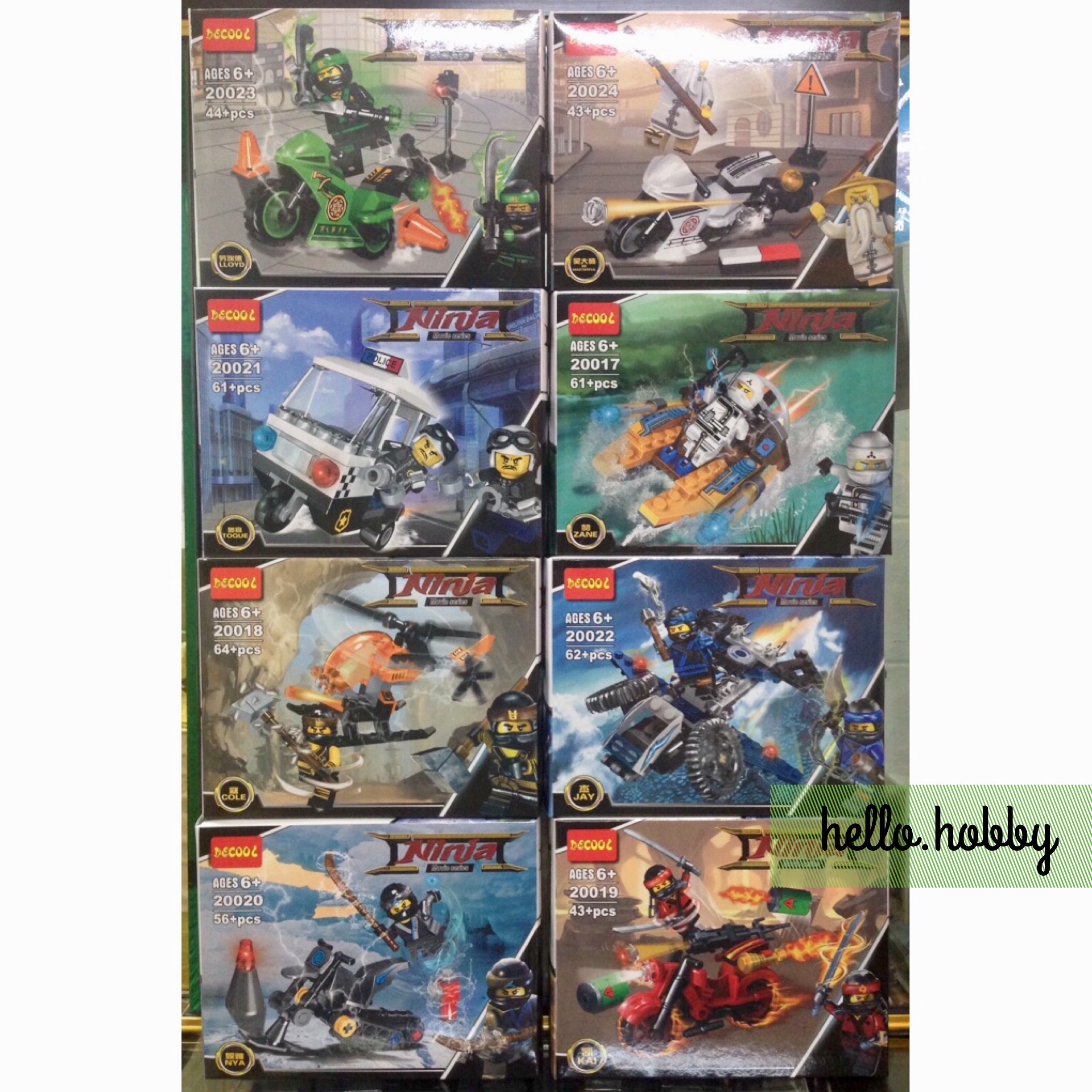 Decool 20017-20024 Ninjago