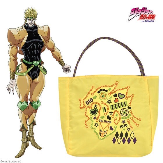 PRE-ORDER : ONOFFYFREE x JoJo's Bizarre Adventure Stardust Crusaders Embroidery Bag