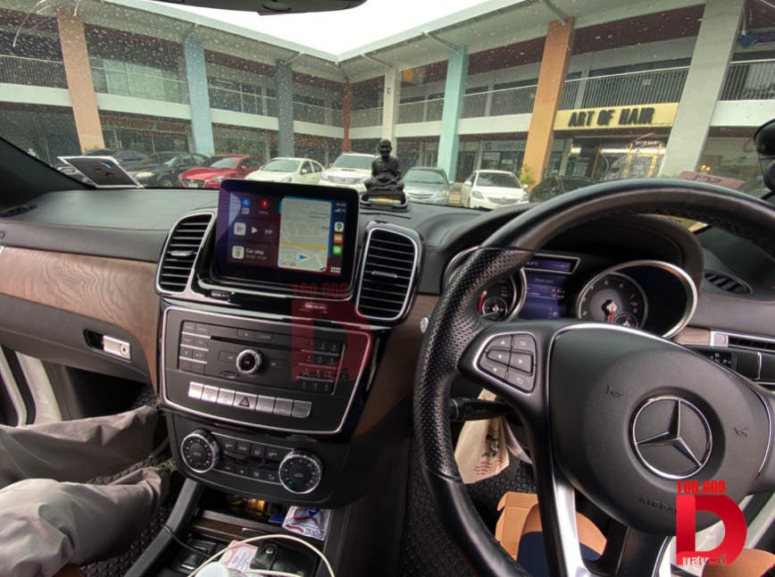 Mercedes Benz GLE Class gle500e ปลดล็อค apple car play android auto activate