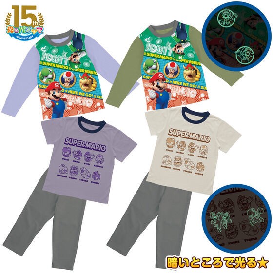 PRE-ORDER : Super Mario Shines! 2TOPS Pajamas