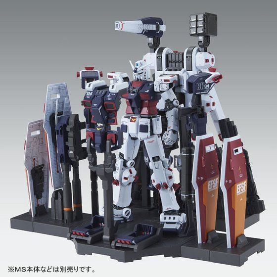 PRE-ORDER : MG 1/100 Weapon & Armor Hanger FOR Full Armor Gundam Ver. Ka (GTB ver) Plastic Model
