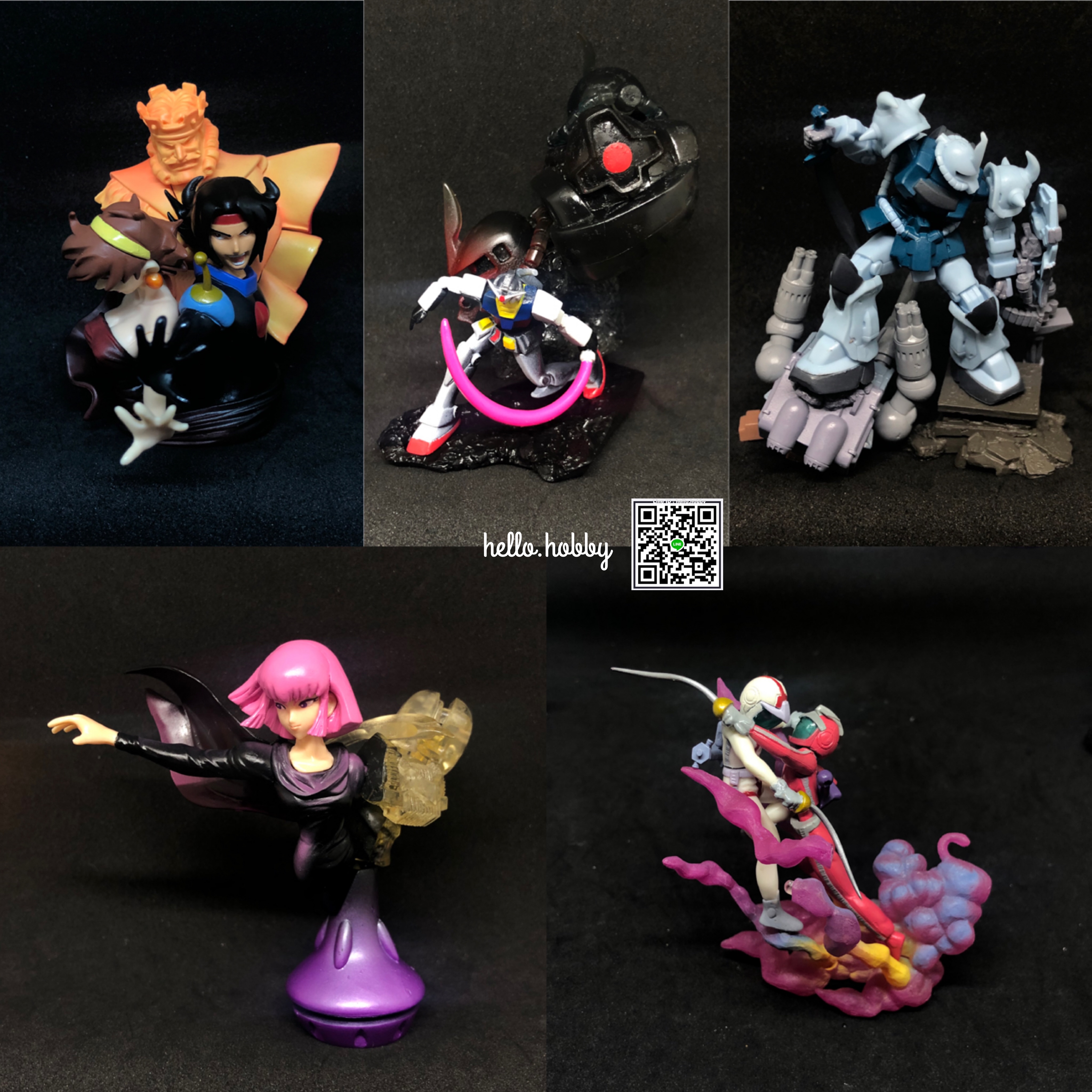 HG Gundam Sunrise Imagination Figure vol.4 Gashapon (Set of 5)