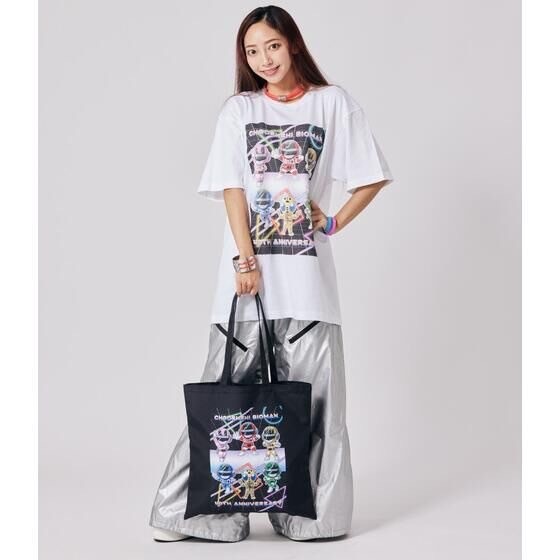 PRE-ORDER : Choudenshi Bioman x AIKA ELECTRONICS Tote Bag