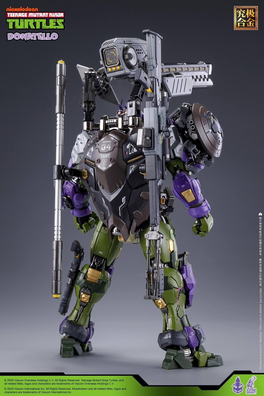 Pre-order : MechaHeat Teenage Mutant Ninja Turtles Donatello Diecast Action Figure by HeatBoys x XZOM SNAP