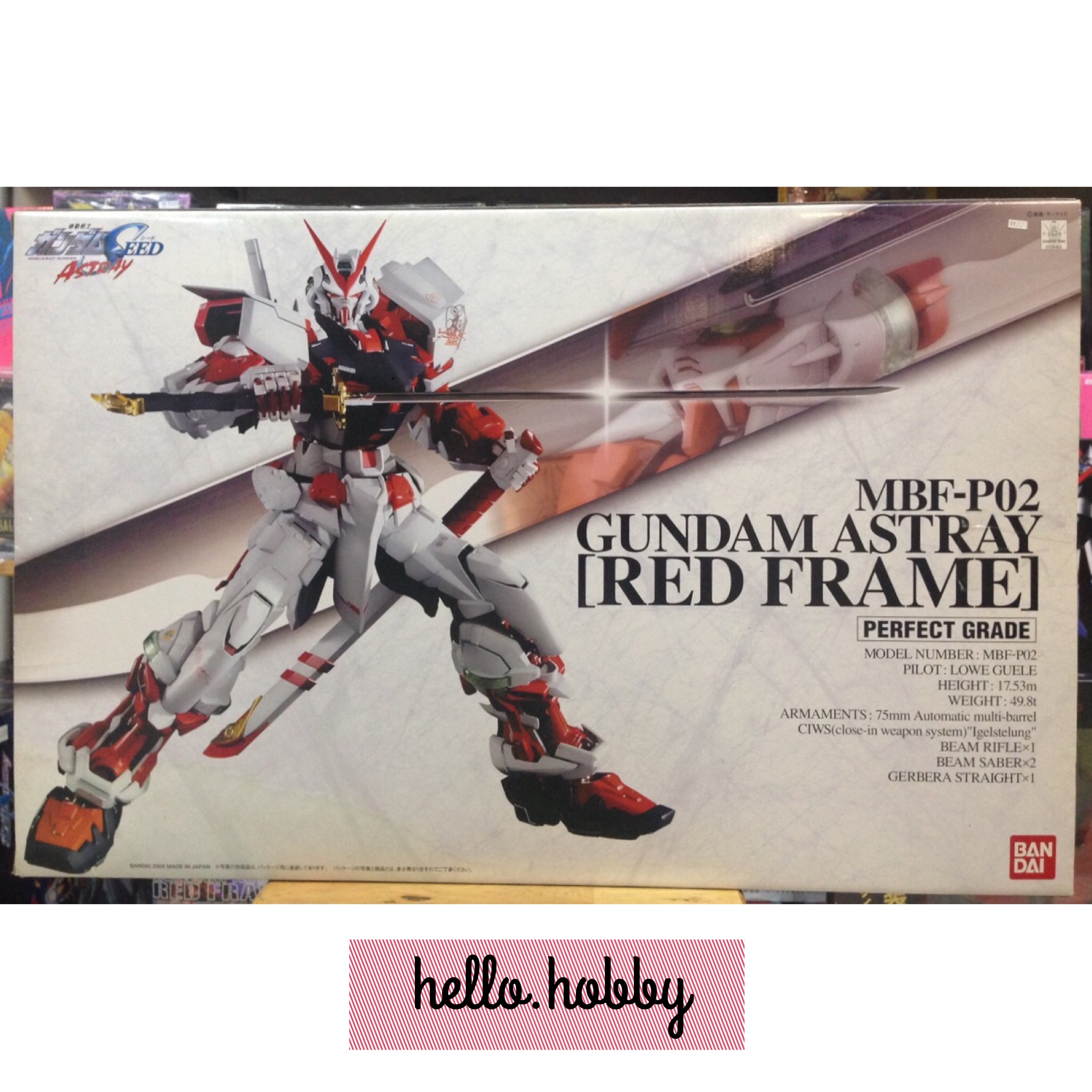 PG 1/60 Gundam Astray Red Frame by Bandai