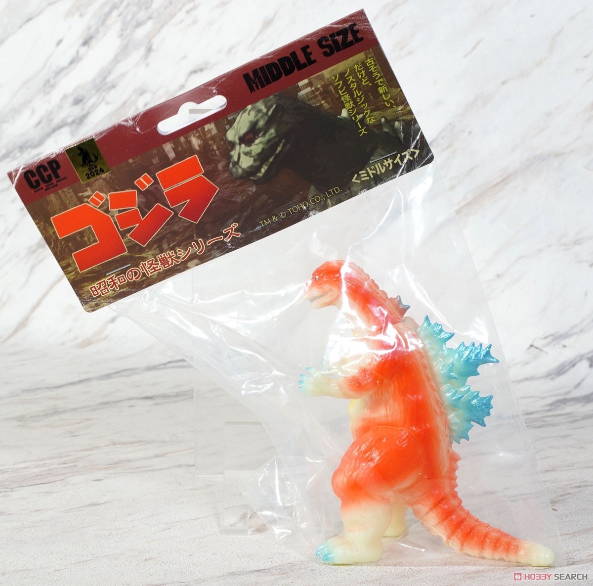 Godzilla - CCP Middle Size Series - Vol.10 Godzilla (1954) Luminous Red Ver. Soft Vinyl (Lot JP) by CCP