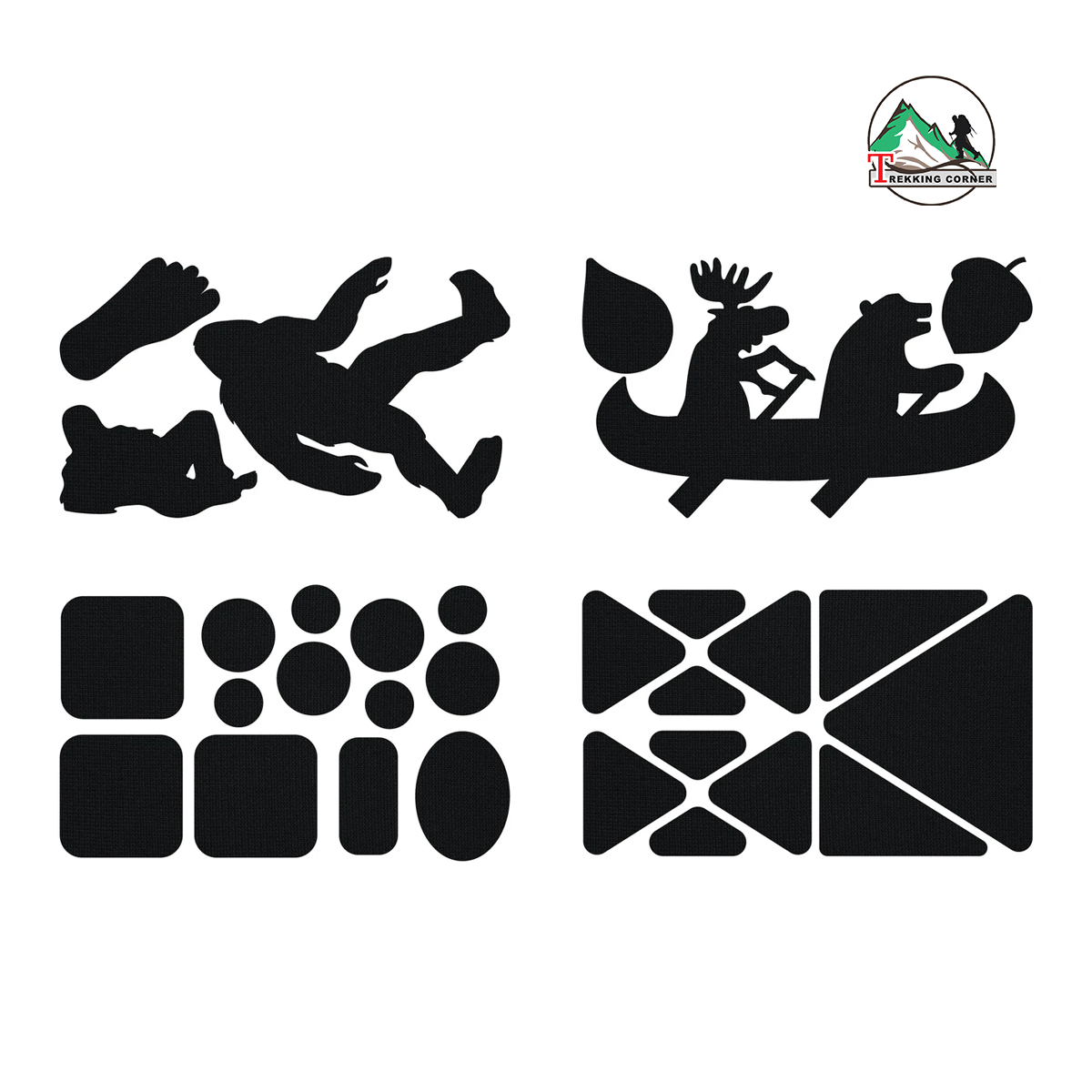 ชุดแผ่นปะซ่อมเต็นท์ GearAid Tenacious Tape Gear Patches