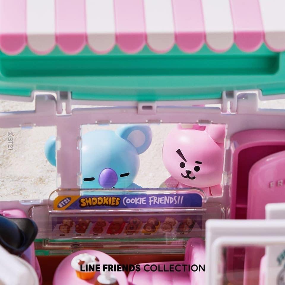 ฟิกเกอร์รถ BT21 Universtar Camping Car Play Set by Line Friends x Young Toys