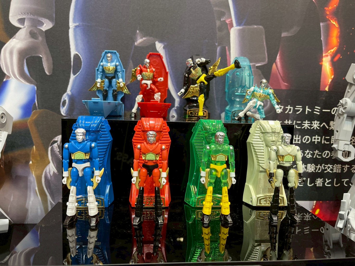 Pre-order : *Takara Tomy Mall Exclusive* T-Spark LEGACYSOUL Microman Command #1 4 Units Set by Takara Tomy