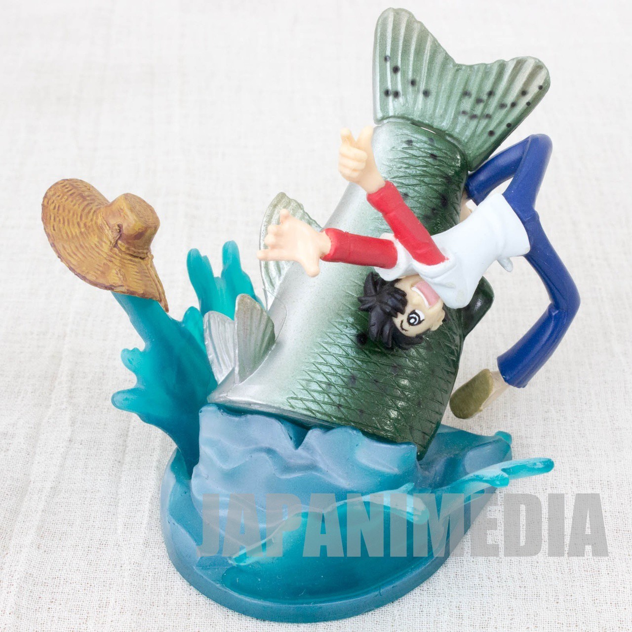 กาชาปอง เจ้าหนูสิงห์นักตก Fishing Boy Fisherman Sanpei Tsurikichi Sanpei Fishing Scene Collection ~Freshwater Fish Edition~ Gashapon by Epoch (Set of 5+1)