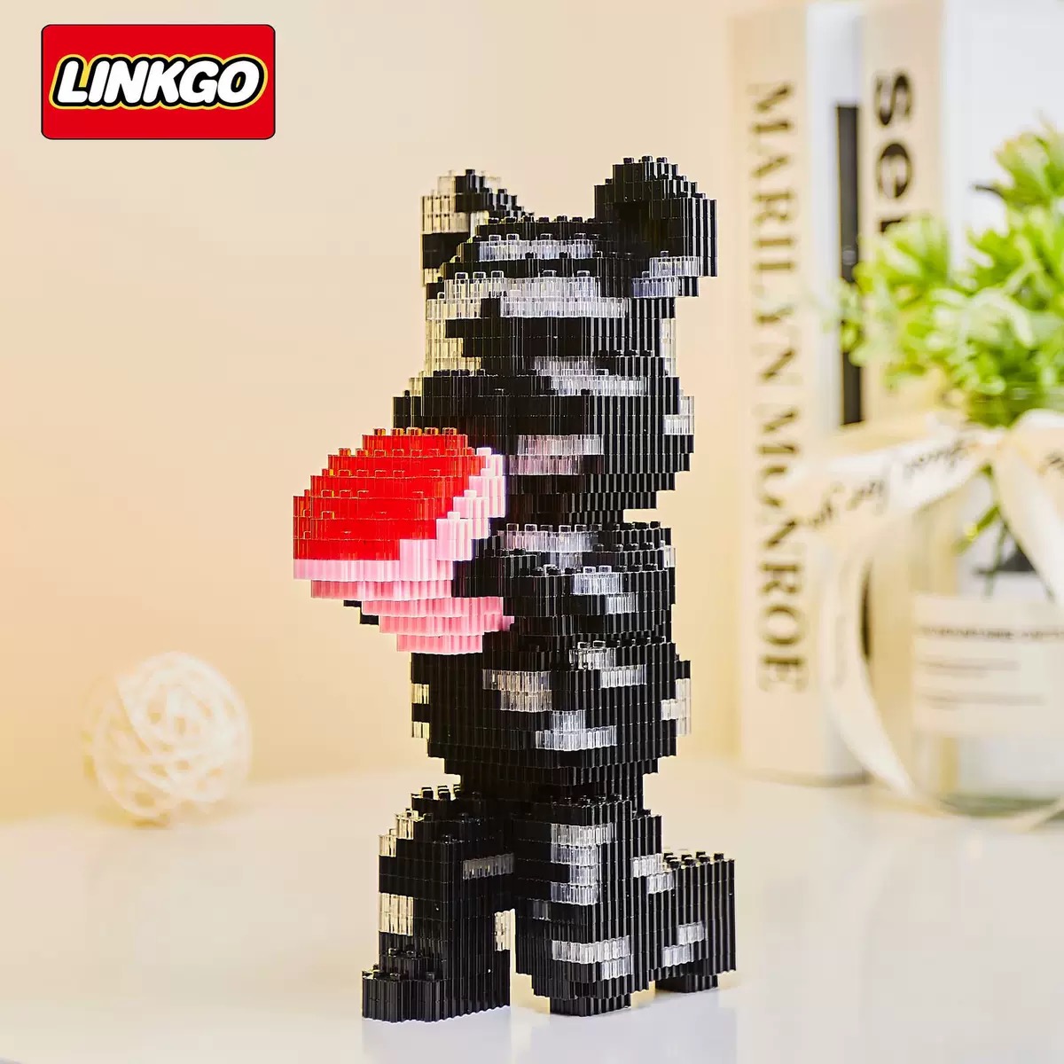 Linkgo 68461-68482 Bearbrick มีไฟ