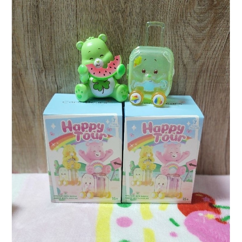 โมเดล ได้ 1 ตัว | Care Bears Baby - Happy Tour Series by Miniso