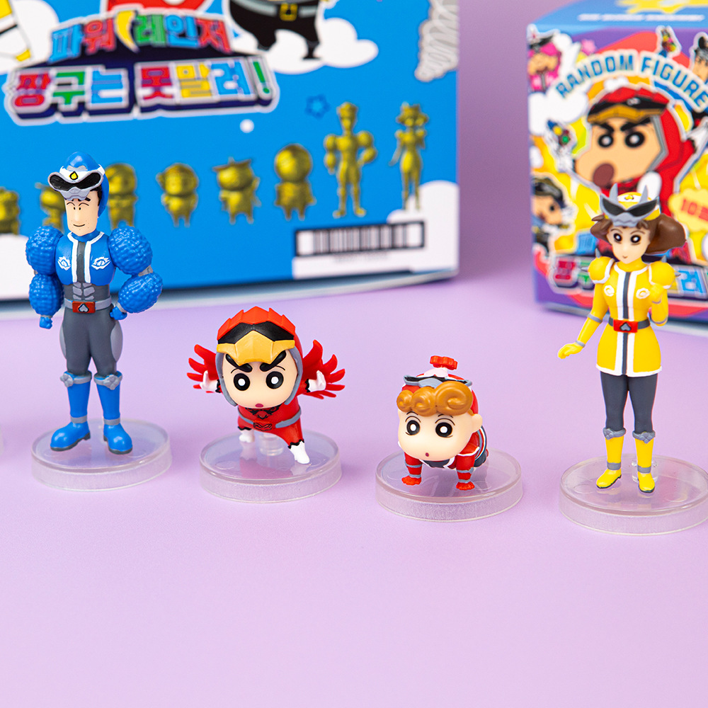 Crayon Shinchan Power Ranger Kazukabe Gangster ลิขสิทธิ์แท้เกาหลี