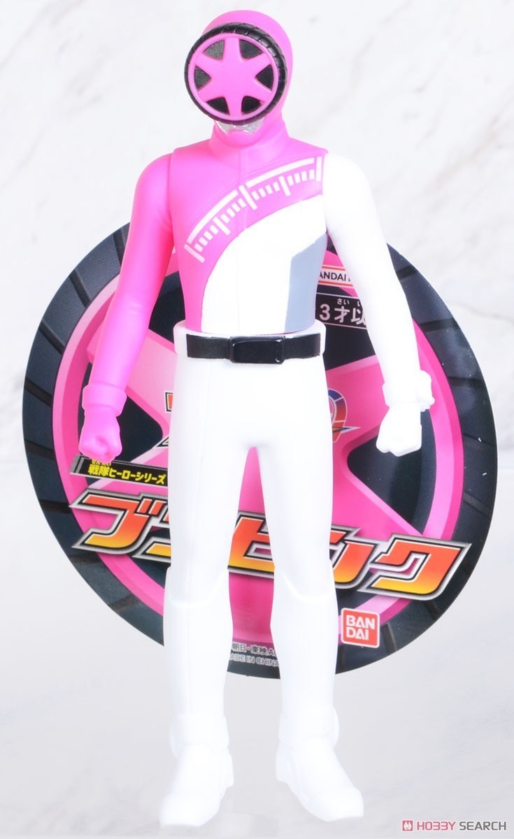 Bakuage Sentai Boonboomger : Sentai Hero Series Boon Pink Soft Vinyl