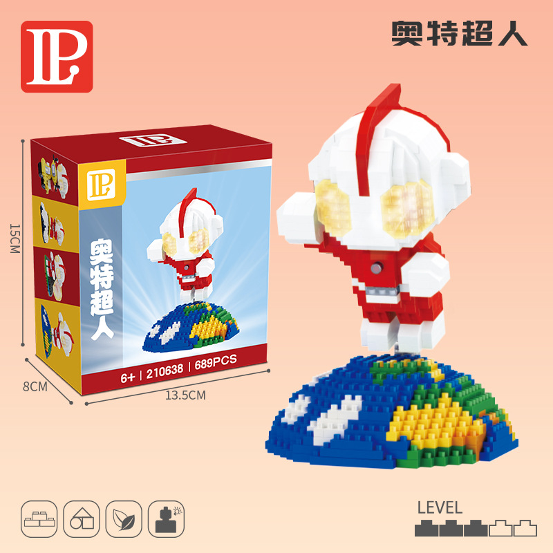 LP 210636-210639 Ultraman มีไฟ