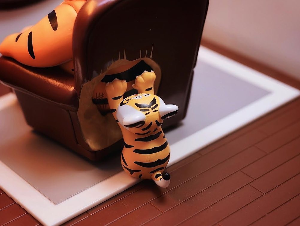 โมเดลได้ 1 ตัว | Panghu I,m Not Fat Tiger - Father & Stubborn Son Series by Funism