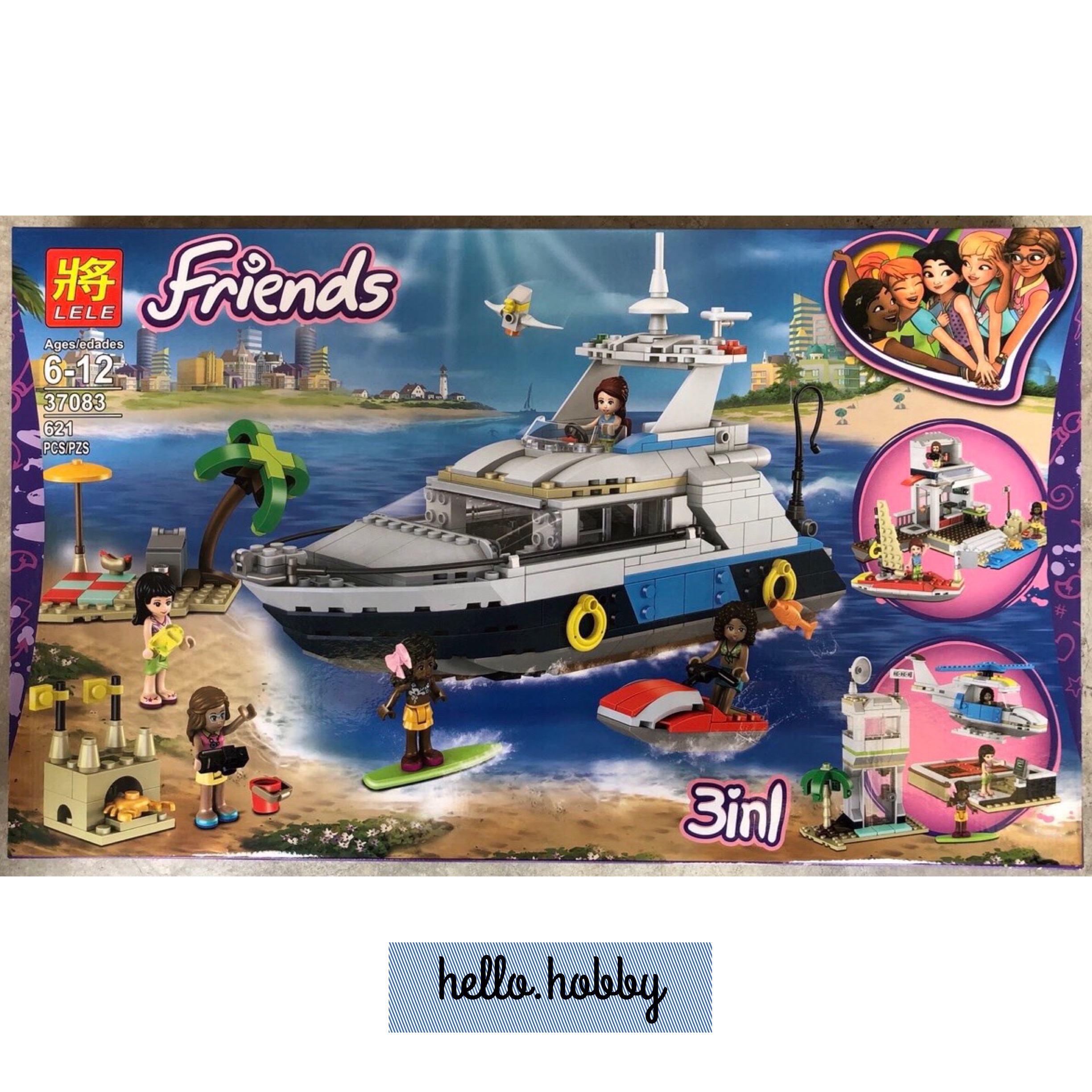 Lele 37083 FRIENDS 621pcs