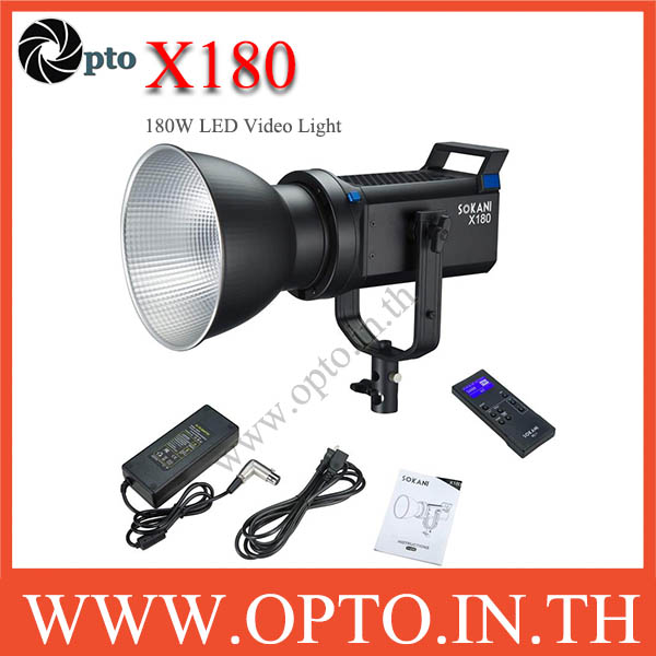 X180 Sokani 180W LED Video Light ไฟLEDสปอร์ตไลท์สำหรับวีดีโอ