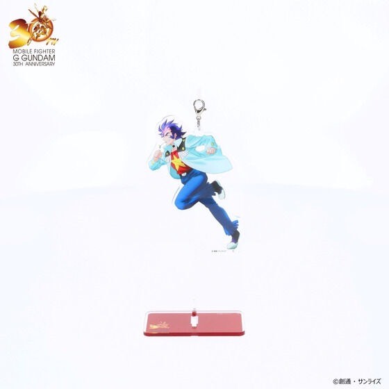 PRE-ORDER : Mobile Fighter G Gundam 30th Anniversary Illustration Swinging Acrylic Stand Character (9 types)
