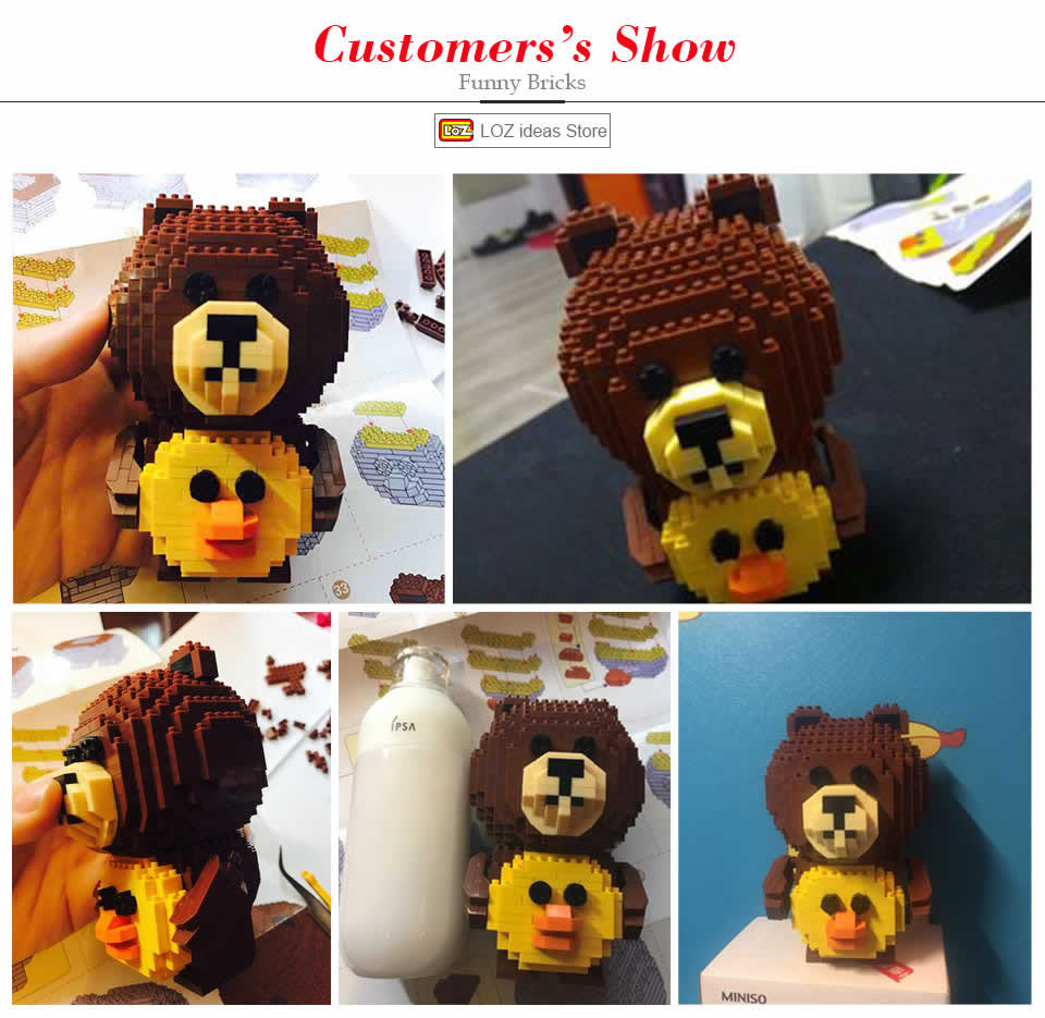 LOZ 9739 Line Town Brown&Sally 700pcs